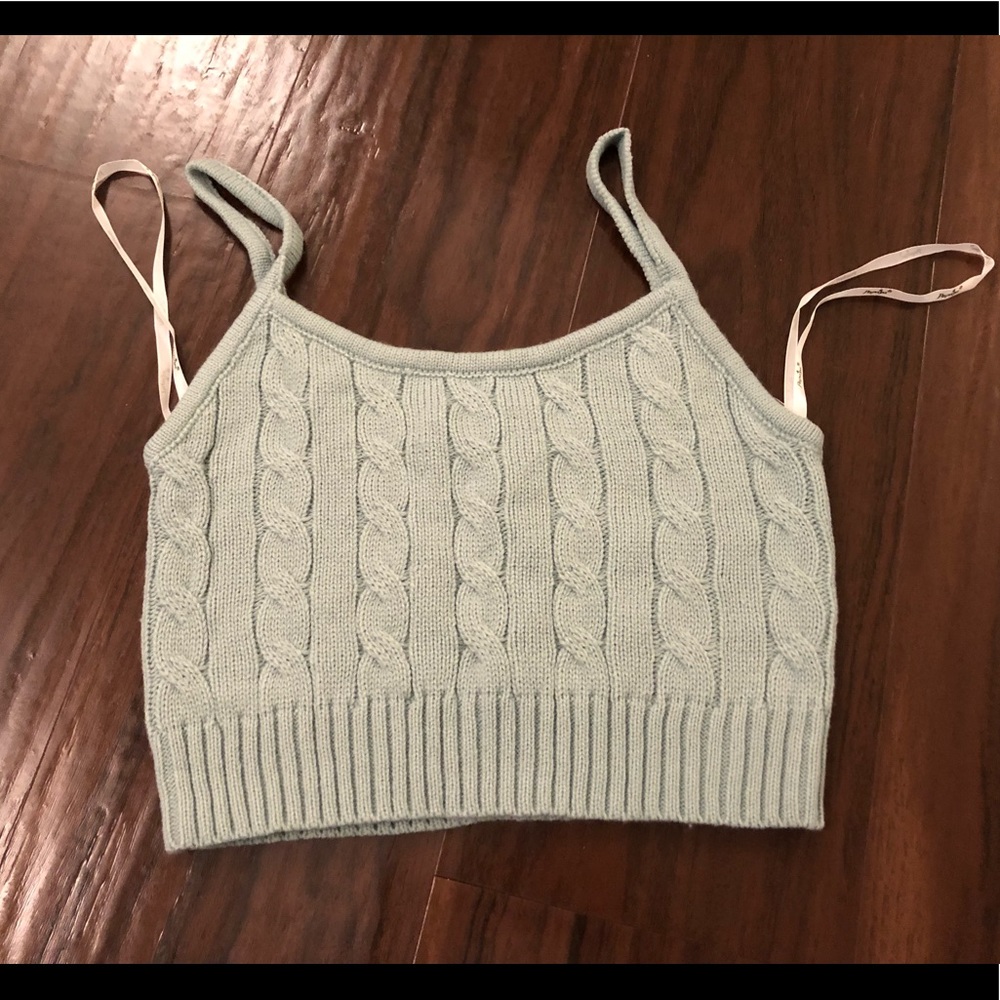 🔹NEW🔹papaya knit crop tank top size S